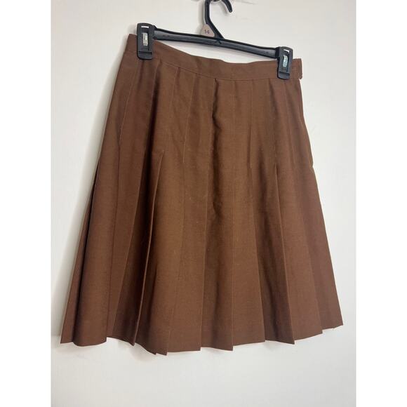 Willow Ridge Vintage Brown Skirt Size 6 Petite - Picture 7 of 8